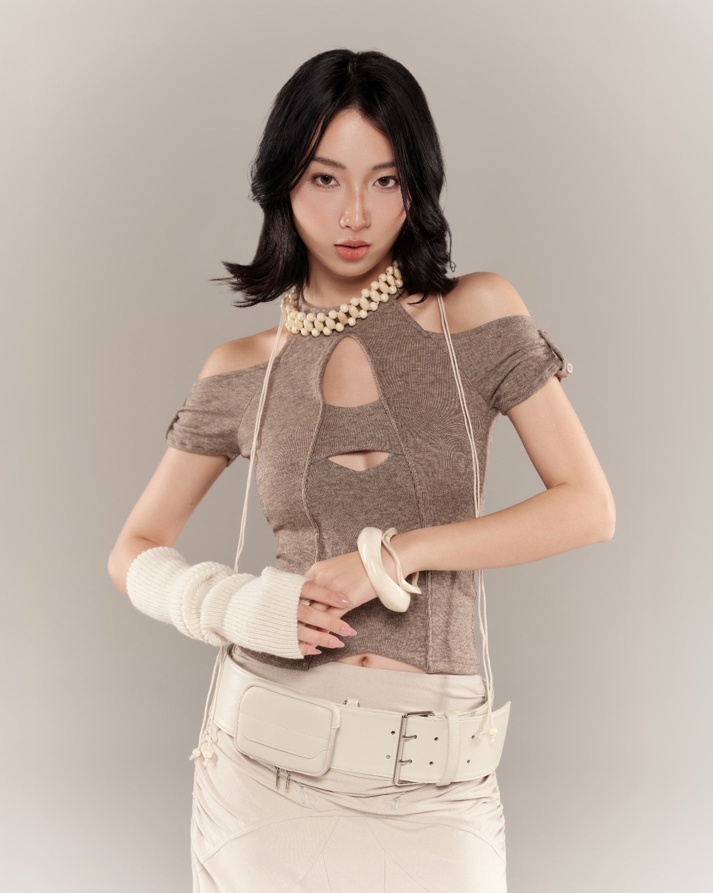 LOBELIA TOP-DARK BROWN