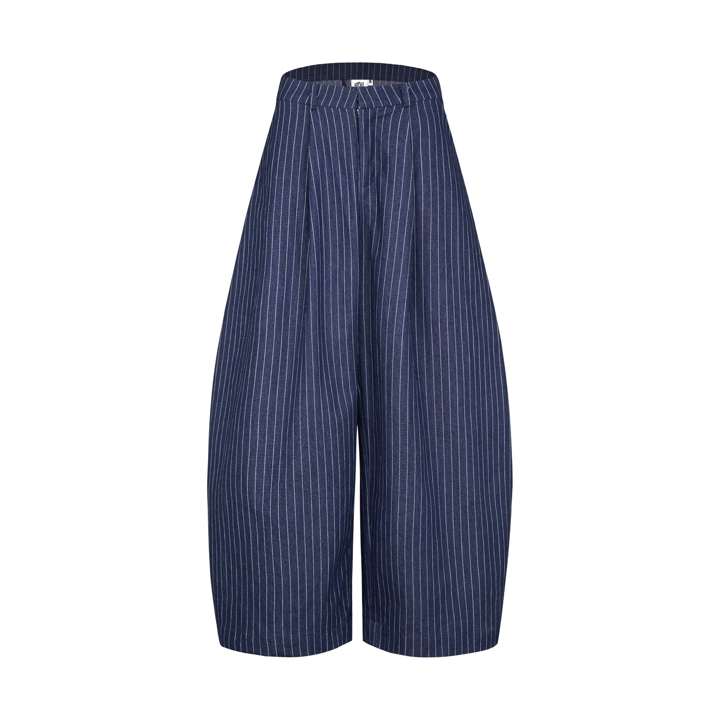 STRIPED PANTS- NAVY