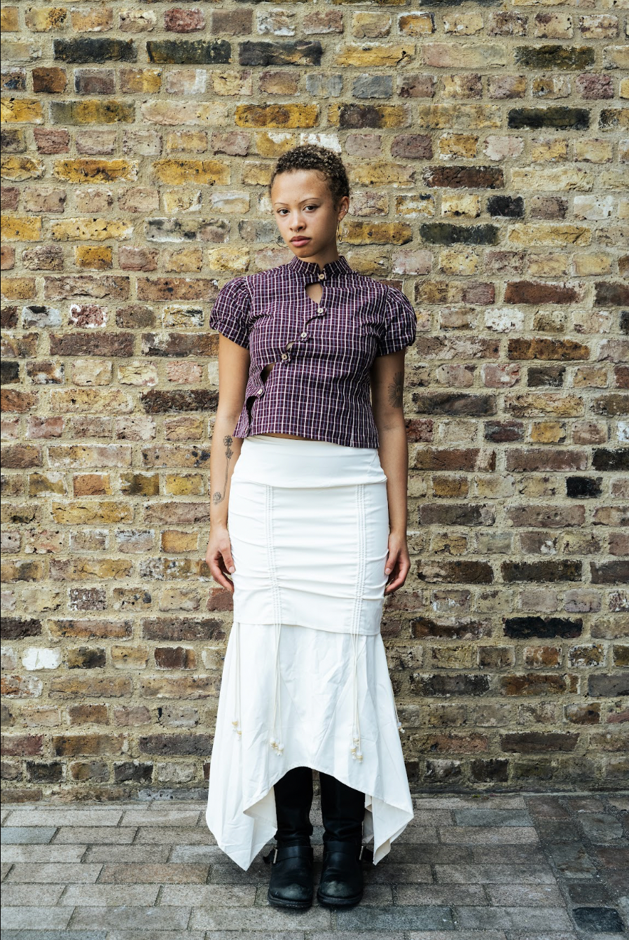 HARLOW SKIRT- IVORY