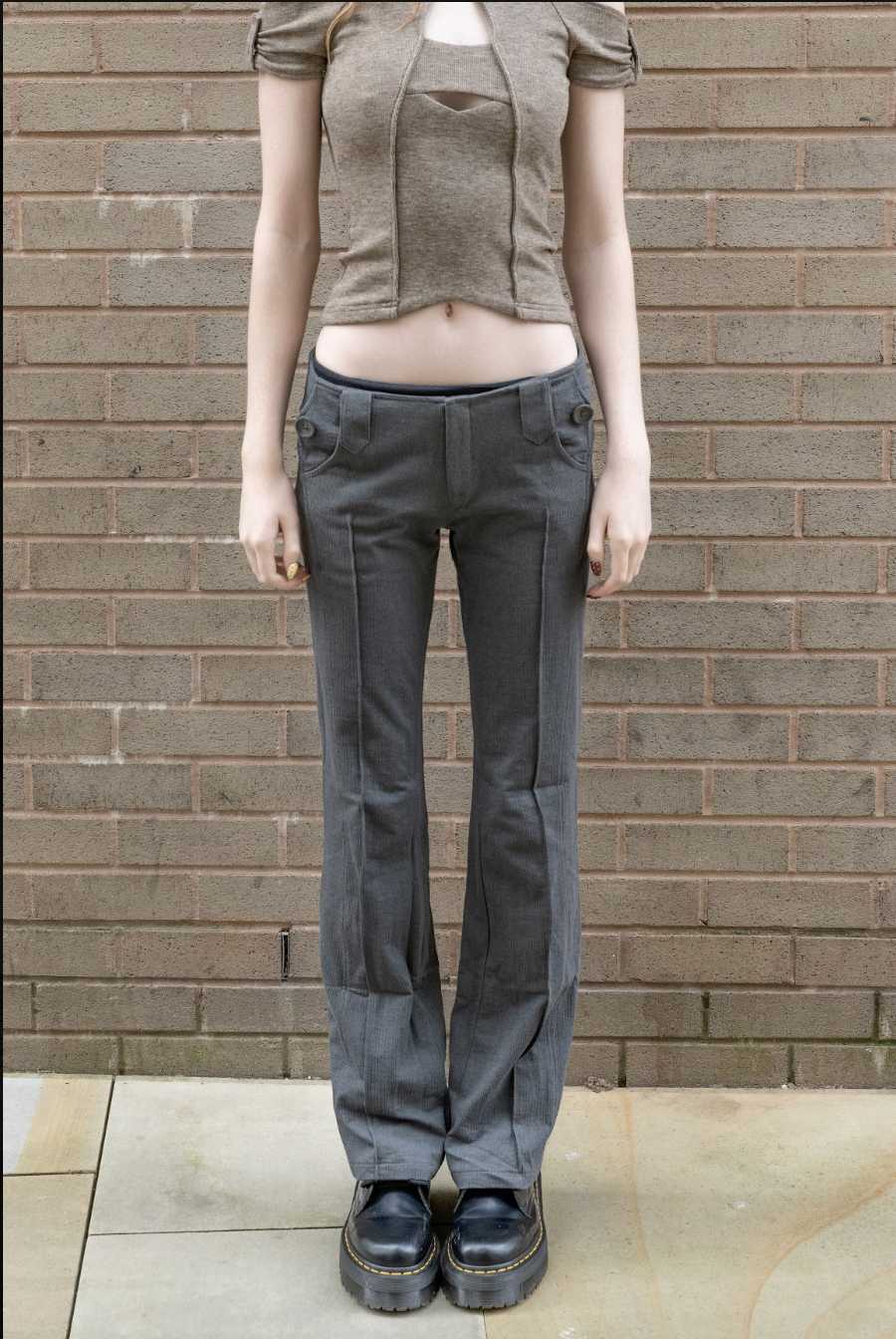 VELVET OFFICE PANTS