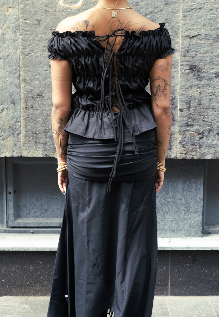 DAWSEY TOP-BLACK