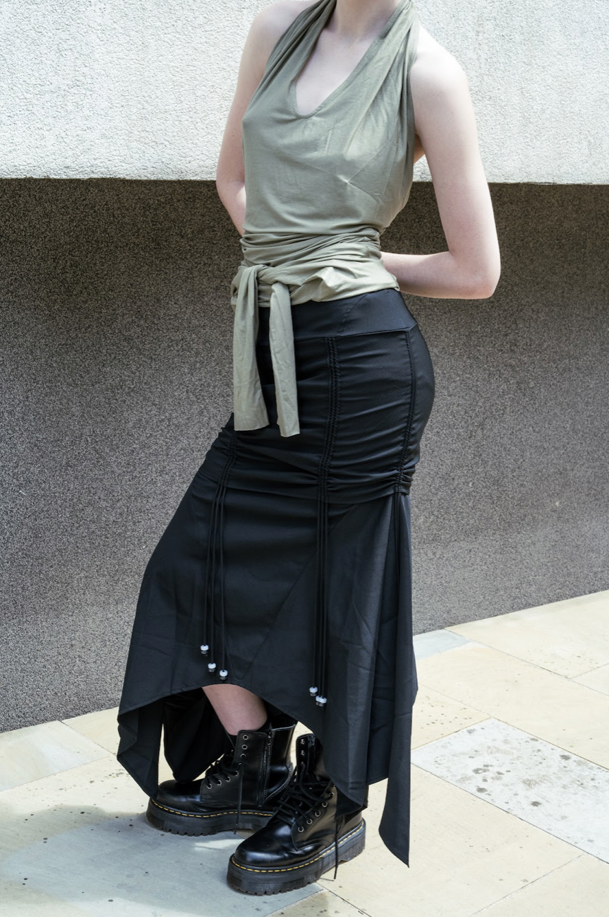 HARLOW SKIRT-BLACK