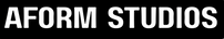 Logo of Aform Studios with white text on a black background