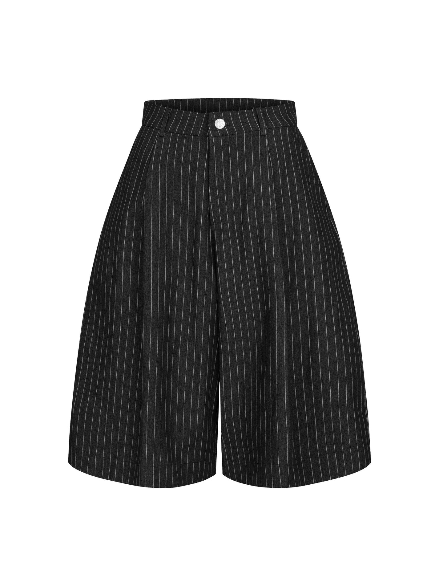 PINSTRIPE JORT- BLACK