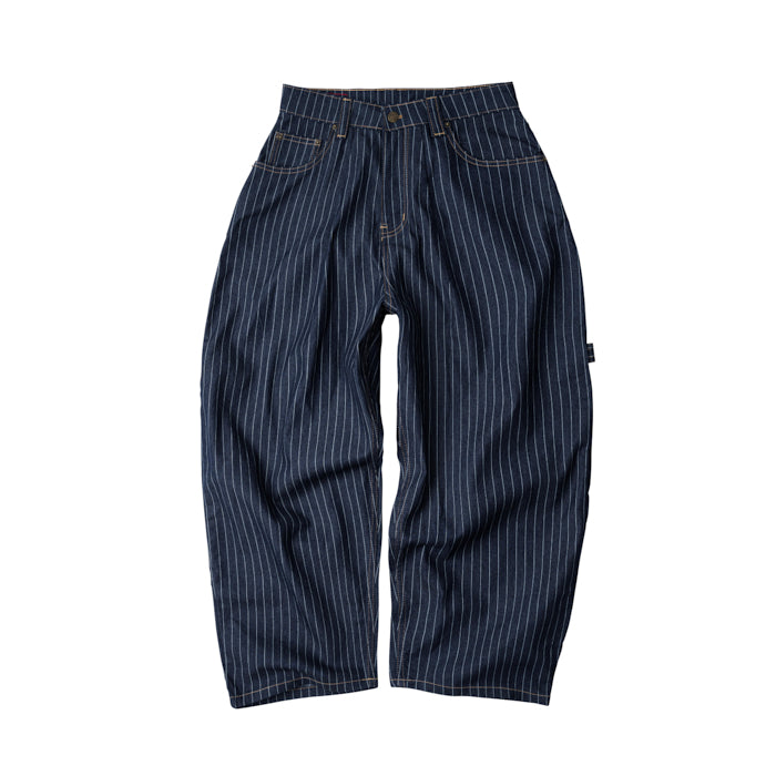 STRIPED PANTS- VERSION 2  (NAVY)
