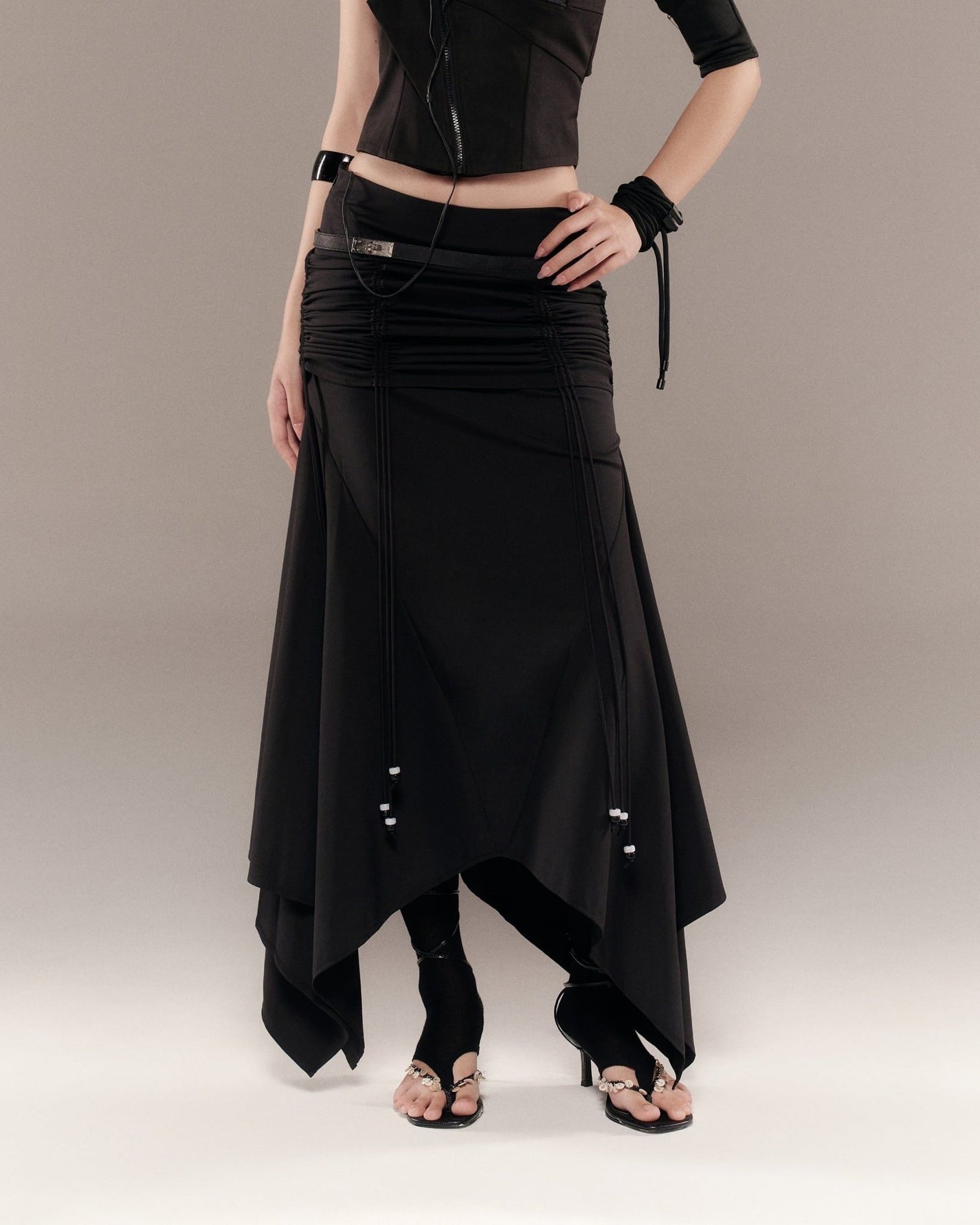 HARLOW SKIRT-BLACK